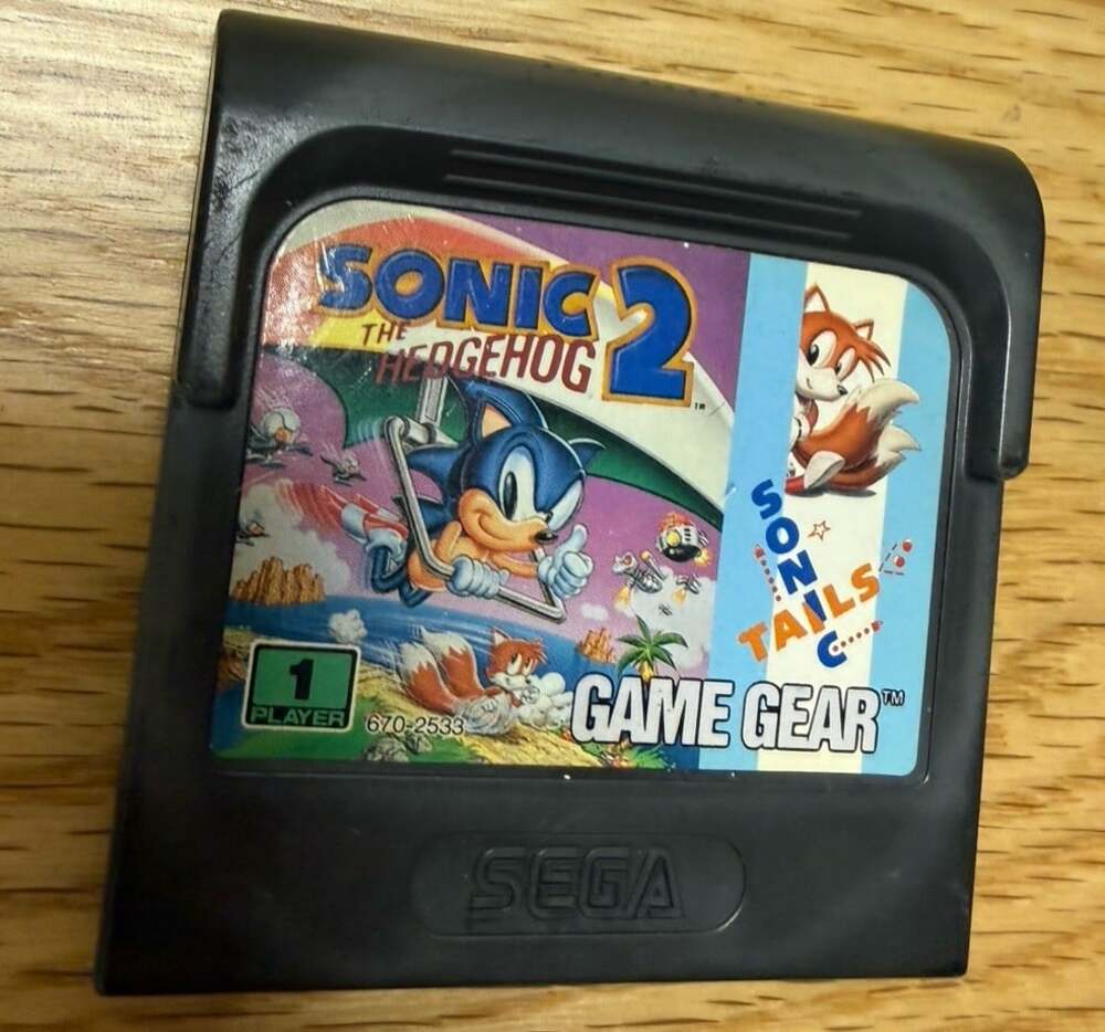 Sonic the Hedgehog 2 (Sega Game Gear, 1992) 670-2533 Sonic And Tails